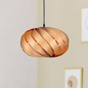 Pendant lamp 'Serentia' made of cherry wood 45 cm Gofurnit