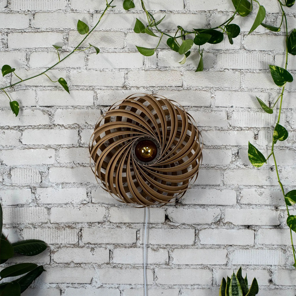 Wall light 'Veneria' made of oak wood 50 cm Gofurnit