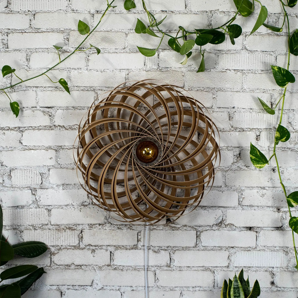 Wall light 'Veneria' made of oak wood 60 cm Gofurnit